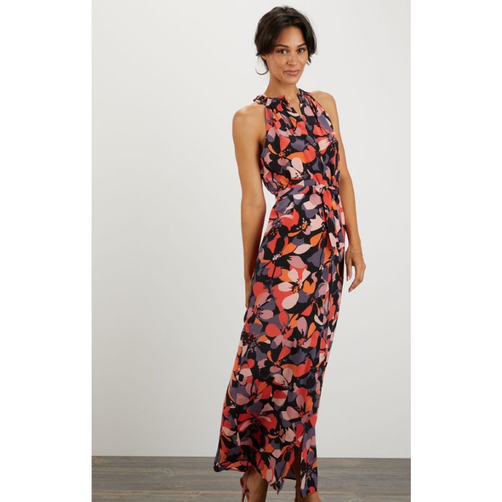 Tucker Sleeveless Maxi Dress in Bora Bora Size Medium NWT